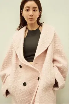 MINAMI TANAKA×CLANE OVER TWEED COAT