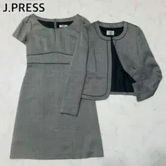 ジェイプレス　セット　ワンピース　ノーカラージャケット　ツイード　ラメ　卒業式