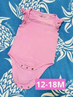 GAP　ギャップ　12-18M　baby gap　ピンク　ロンパース　袖無し