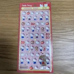 正規品 サンリオ ボンボンドロップシールmini キティ 赤