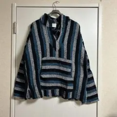 Stüssy ストライプ フーディ　ビンテージ　メキシカンパーカー Stüssy ストライプ フーディ ビンテージ メキシカンパーカー