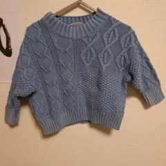 中古品80サイズニット