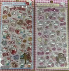 【正規品】ボンボンドロップシール　ハローキティ　ハンギョドン　第一弾　セット①