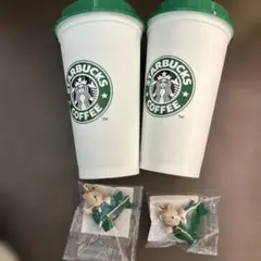 お値下げ中❣️リユーザブルカップ30YEARS473ml＋キャップベアリスタ2個