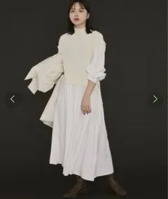 ニットワンピース