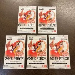 即日発送】 ワンピースカード ラウンドワン プロモ 5パック 新品未開封