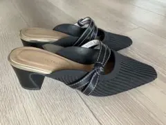 ORiental TRaffic 2025春夏新作ニット×リボンミュールパンプス