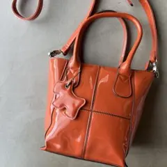 美品】Save My Bag オレンジ 2WAY ショルダーバッグ送料込み - メルカリ