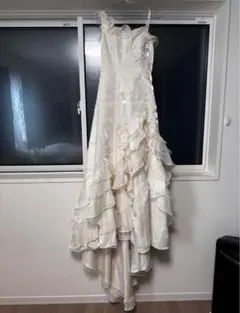 ウェディングドレス　白　マーメイド　ドレス