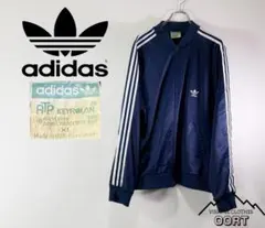 US古着 80s アディダス adidas ATP ジャージ ネイビーのサムネイル