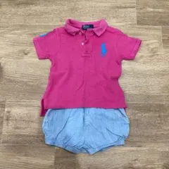 ラルフローレン　ポロシャツ×ショートパンツ