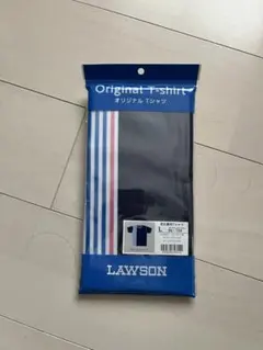 LAWSON オリジナルTシャツ Lサイズ ネイビーブルー
