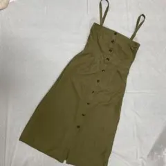 ジャンパースカート　Lサイズ　キャミワンピ