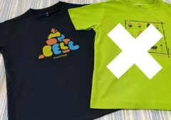 美品！mont-bell　子供Tシャツ　ネイビー　男女　モンベル