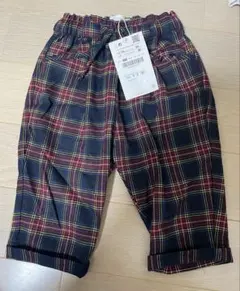 チェックパンツ