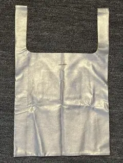 MB レザートートバッグ シルバー エコバッグ ショッピングバッグ エムビー