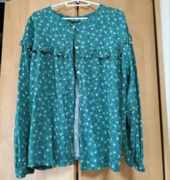 週末値下 ニコアンド アソート柄フリル 2WAY ブラウス nikoand 春