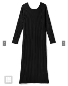 GRL 前後2wayストレートリブニットワンピース mb1317 L