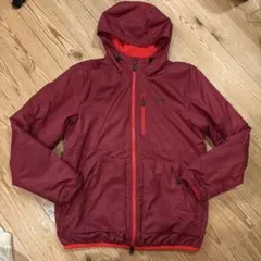 NIKE 裏フリース ナイロンジャケット M 赤 アウター フルジップパーカー