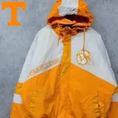 【90s 古着】テネシー大学 フットボール 刺繍 中綿 ナイロンジャケット