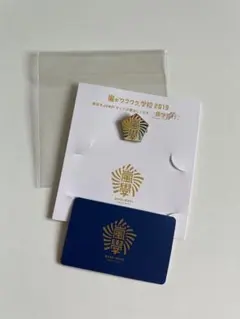 嵐のワクワク学校2019 学生証&バッチ