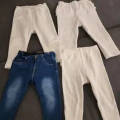 プティマイン　ユニクロ　BREEZE 秋冬 ベビーパンツ ４セット80