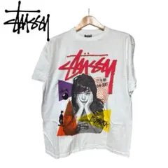 stussy bjork ビョーク　バンドTシャツ 半袖　白　XL stussy bjork ビョーク バンドTシャツ 半袖 白 XL - メルカリ