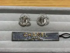 シャネル　ヴィンテージ　シルバーピアス