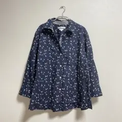 美品✨Foxcropt NYC easy care 長袖シャツ 鳥柄 【XXL】
