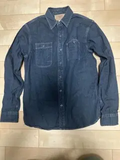 ⭐️【レア美品】RRL ダブルアールエル 25SS インディゴデニムワークシャツのサムネイル