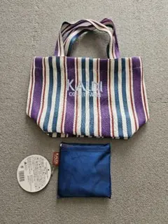 KALDI COFFEE FARM トートバッグ エコバッグ 2点セット