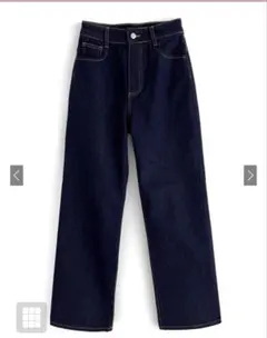 GRLストレートデニムパンツ　cu468