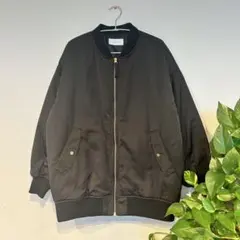 GLOBAL WORK ブラック ジャンパー　ブルゾン　MA-1 新品同様美品