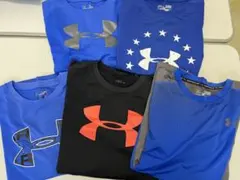 アンダーアーマー　Tシャツ5枚セット 160