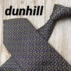 dunhill ダンヒル ネクタイ 総柄 柄物 バーガンディーボルドー水色 
