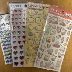 サンリオ　他シール　4冊
