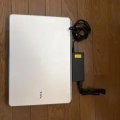 NEC LaVie ホワイトノートPC 本体 ACアダプター付き ジャンク - メルカリ