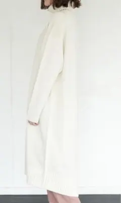 ロペピクニック　ハイネックニットワンピース