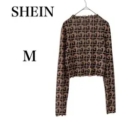 【シーイン】 トップス シアーシャツ ブラウス 長袖 薄手 重ね着