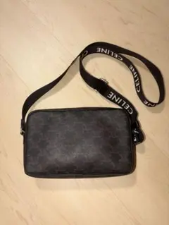 CELINE ミディアムメッセンジャーバック プリント入りトリオンフ
