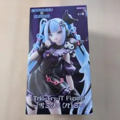 ​雪ミク クロミ フィギュア Ｔｒｉｏ－Ｔｒｙ－ｉＴ ＳＮＯＷ ＭＩＫＵ コラボ