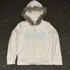 00s archive GAP fur zip hoodie 平成ギャル y2k