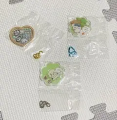 ちいかわ きゃらシャカチャーム ハチワレ ラッコ ハート型 3点セット