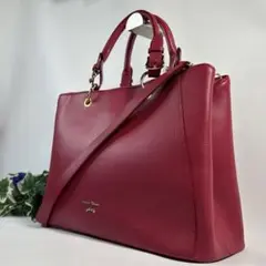 美品 サマンサタバサ ルイーザ 2way ハンドバッグ ショルダー トートバッグ