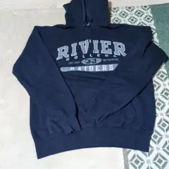 Champion Rivier College パーカー ネイビー