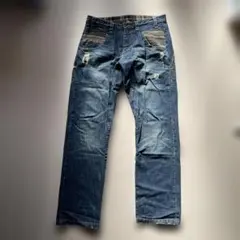 ⑩TOUGH JEANSMITH 立体裁断 デニムパンツ w34 - メルカリ