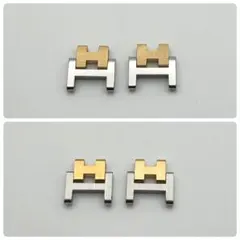 美品❤︎HERMES エルメス クリッパー 2コマ シルバー 約12㎜幅 純正