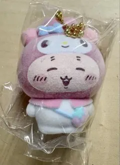 ちいかわ サンリオ フロッキーマスコットチャーム　カニちゃん マイメロ