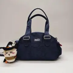 ハローキティ ネイビー バッグ17x30x12cm