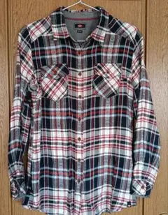 Le Coq Sportif チェック柄長袖シャツ M